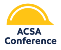 ACSA Conferance